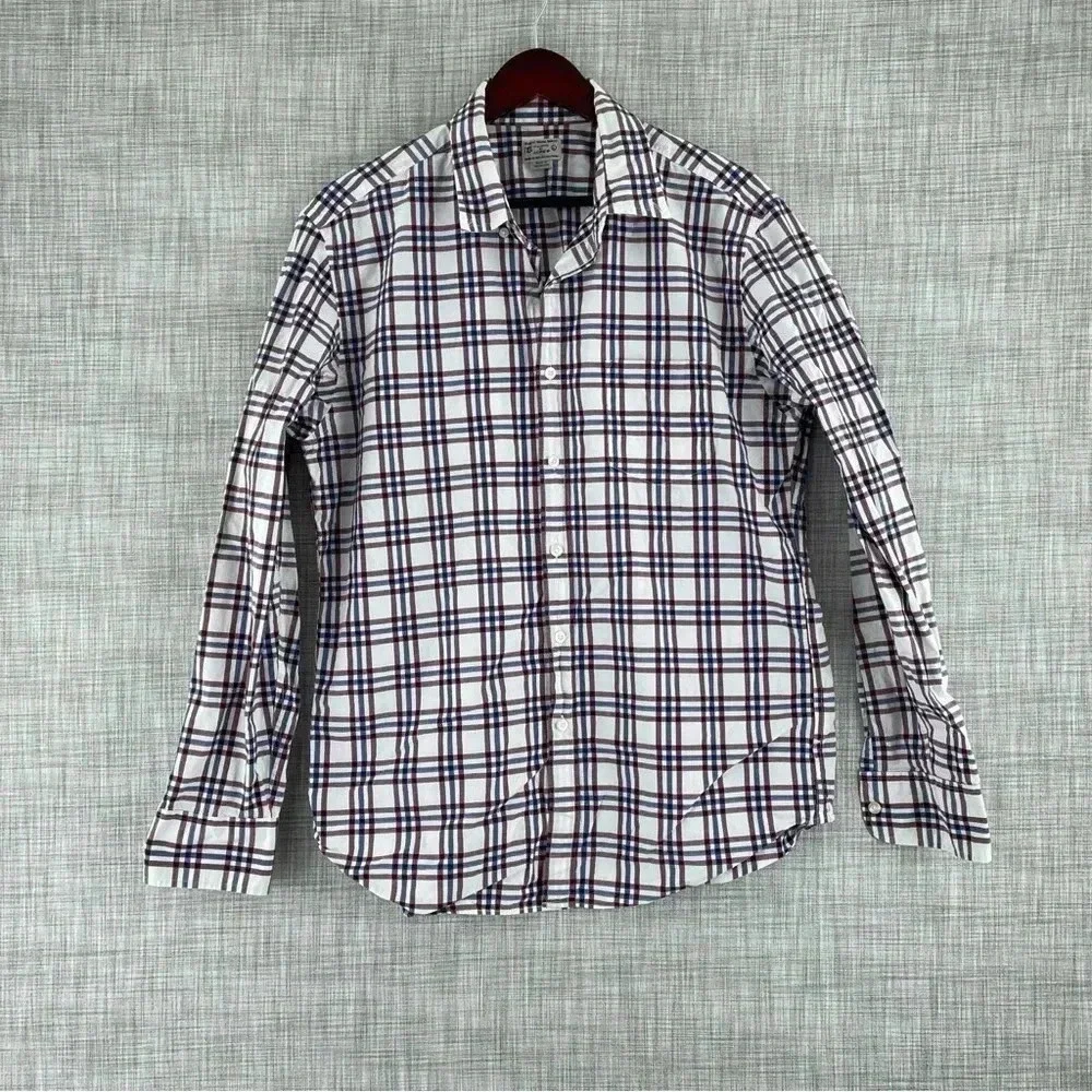 J. Crew Shirt Button Down Long Sleeve Mens Size L *flaw* 3133